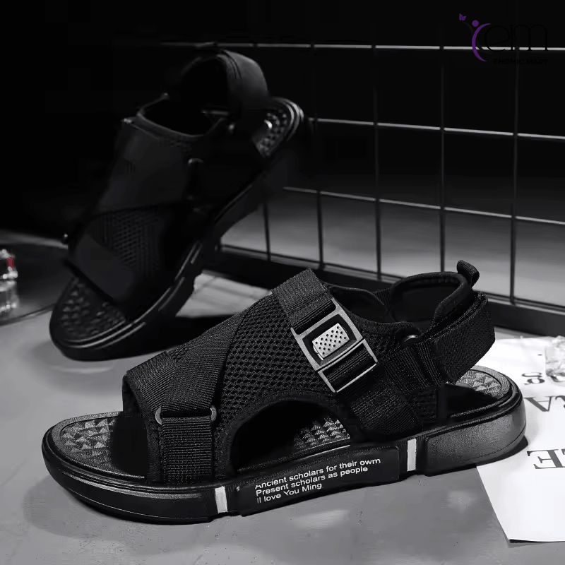 Spring New Arrival Casual Shoes for Male Wearing Soft Bottomed Thick Soled Summer Large Size Sandals
