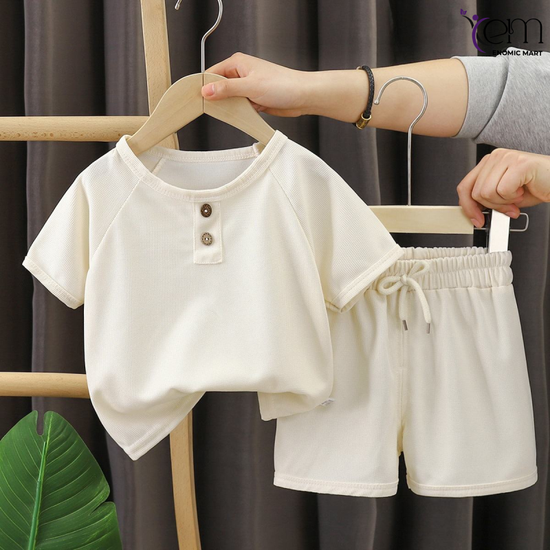 Children's Summer New Short-sleeve Set Boys