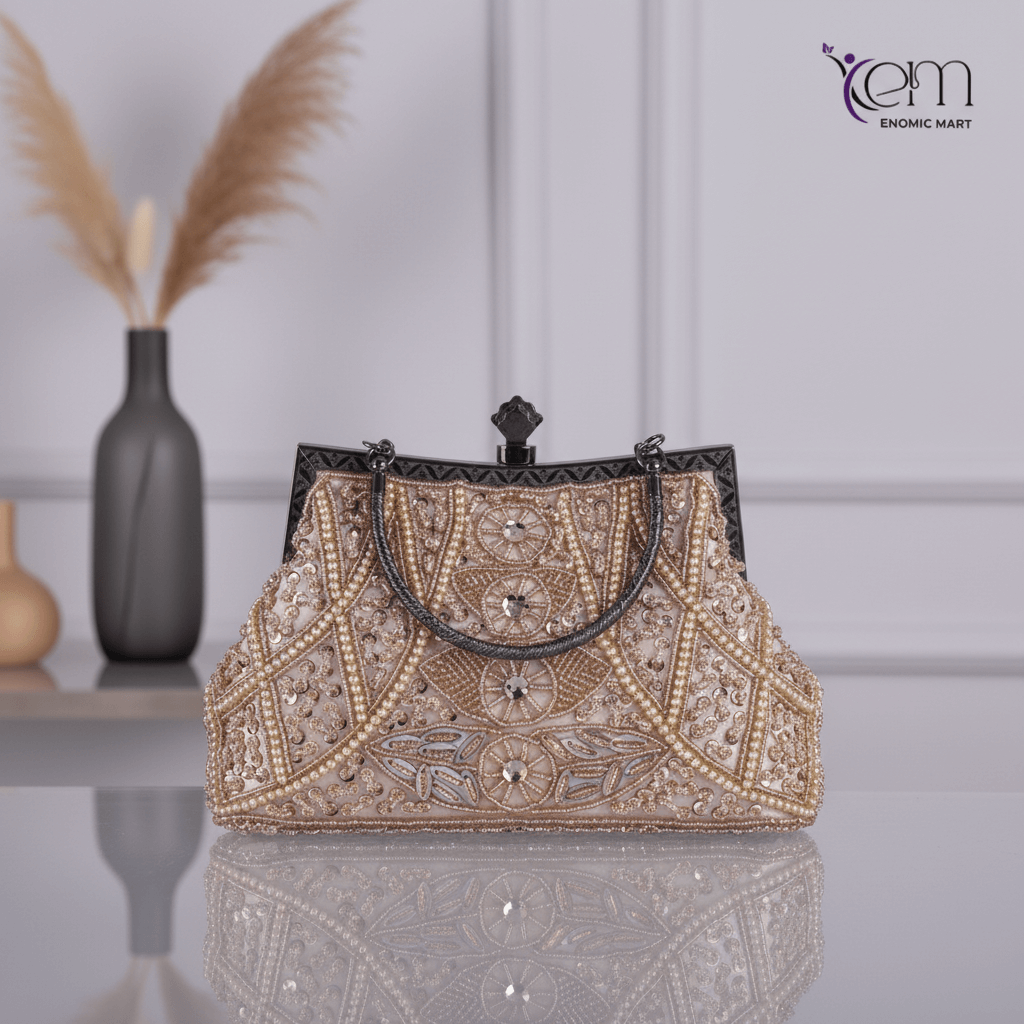 Trendy Latest Ladies Rhinestone Party Clutch Bag