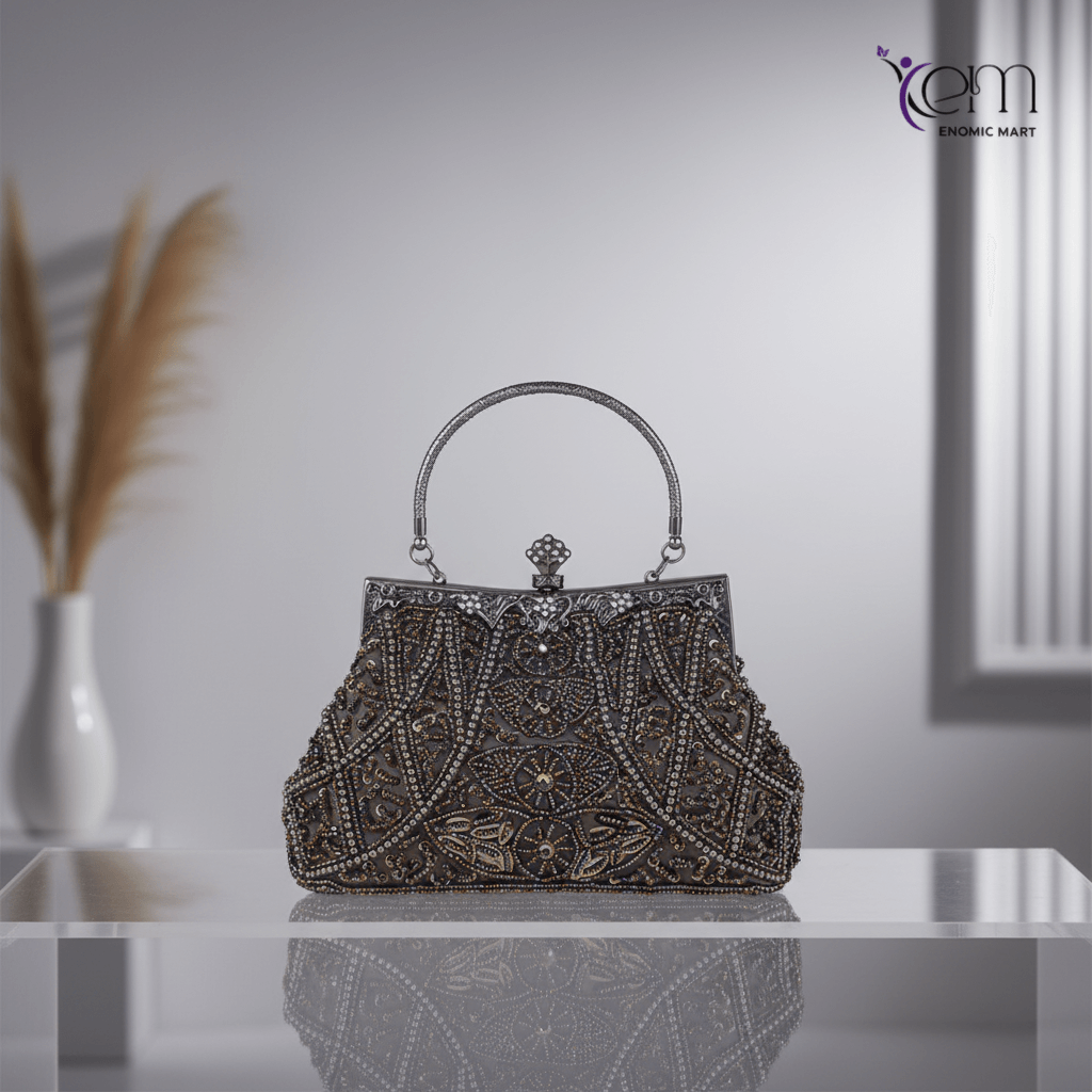 Trendy Latest Ladies Rhinestone Party Clutch Bag